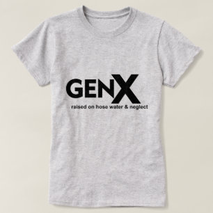 Camiseta GEN X Elevado en agua de manguera y abandono