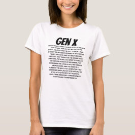Camiseta Gen X Generación Olvidada Trendy
