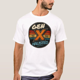 Camiseta Gen X, Generación X, Retro, Nostálgico,