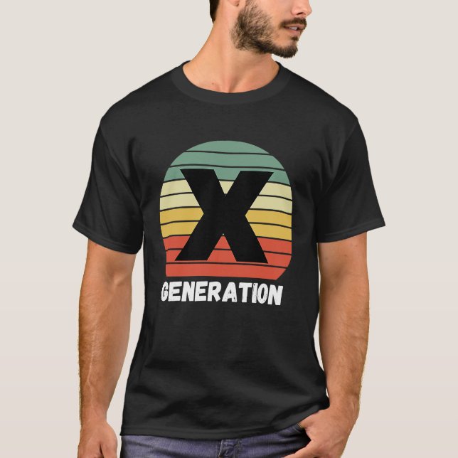 Camiseta Gen x Generation x ~ 1964 1980 (Anverso)