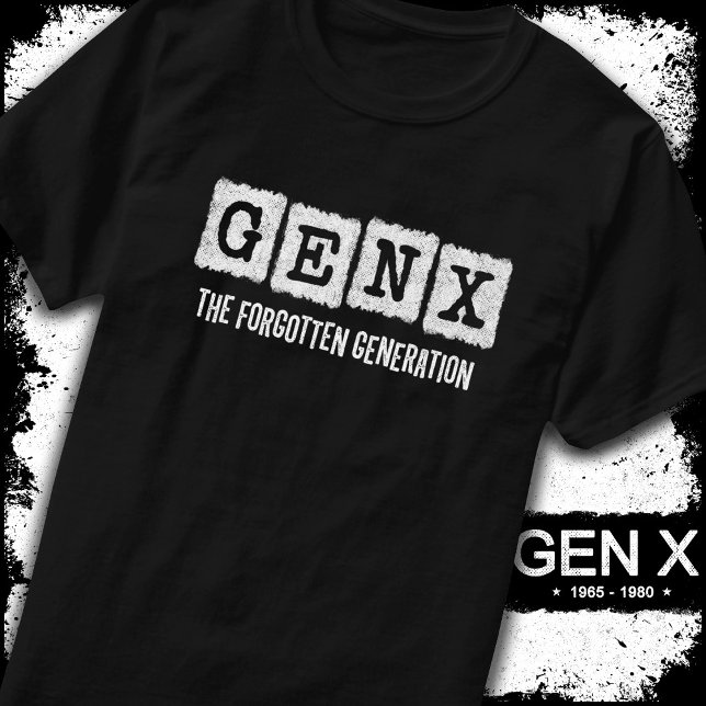 Camiseta Gen X La Generación Olvidada X Gen Xer Funny (Subido por el creador)
