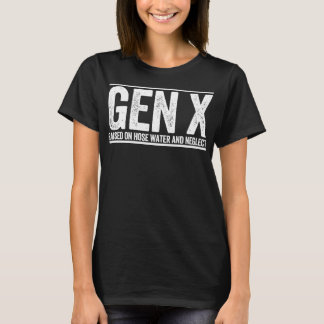 Camiseta GEN X levantado sobre el agua de la manguera y des