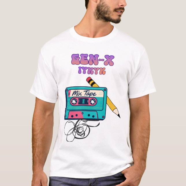 Camiseta GEN-X Mix tape dliemma  (Anverso)
