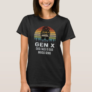 Camiseta Gen X Nuestro Rostro Es Nuestro Anillo De Ánimo Re