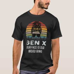 Camiseta Gen X Nuestro Rostro Es Nuestro Anillo De Ánimo Re