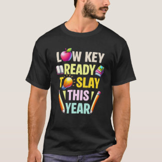 Camiseta Gen Z Alfa De Vuelta A La Escuela De Llave Baja Li