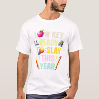 Camiseta Gen Z Alfa De Vuelta A La Escuela De Llave Baja Li