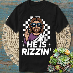 Camiseta Gen Z Rizz - Es Rizzen Funny Pascua