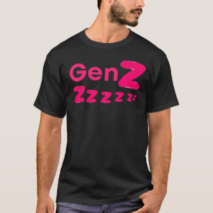 Camiseta Gen Zzzzz – Humor de Gen Z Soñolienta