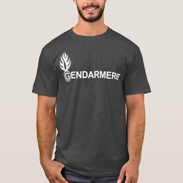 Camiseta Gendarmería de la Policía Francesa (Anverso)