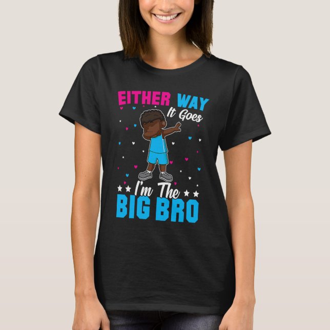 Camiseta Gender Announcement Either Way it goes  I'm The Bi (Anverso)