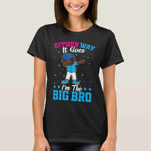 Camiseta Gender Announcement Either Way it goes  I'm The Bi (Anverso)