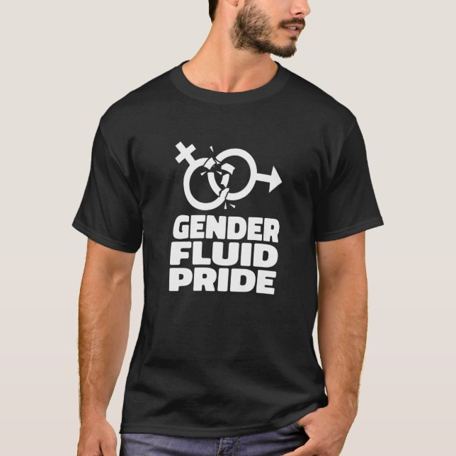 Camiseta Gender Fluid Neutral Genderless - Non Gender Fluid (Anverso)