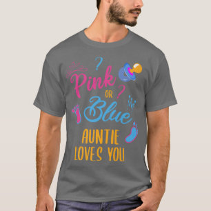 Camiseta Gender Reveal AUNTIE AUNT