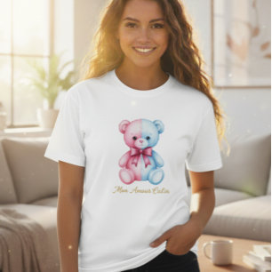 Camiseta Gender Reveal Bear T-Shirt