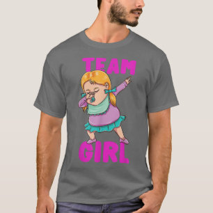 Camiseta Gender Reveal Dabbing Team Girl373