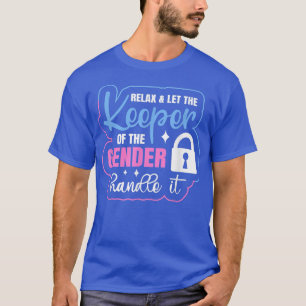 Camiseta Gender Reveal Design for a Keeper of the Gender295