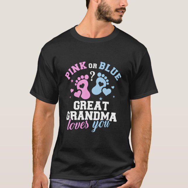 Camiseta Gender Reveal Great Grandma (Anverso)