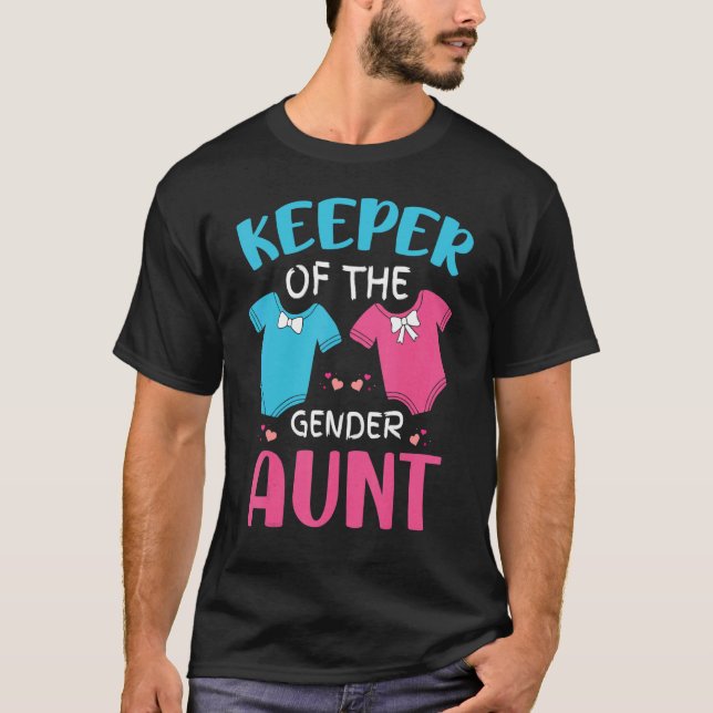 Camiseta Gender Reveal Keeper Of The Gender 10 (Anverso)