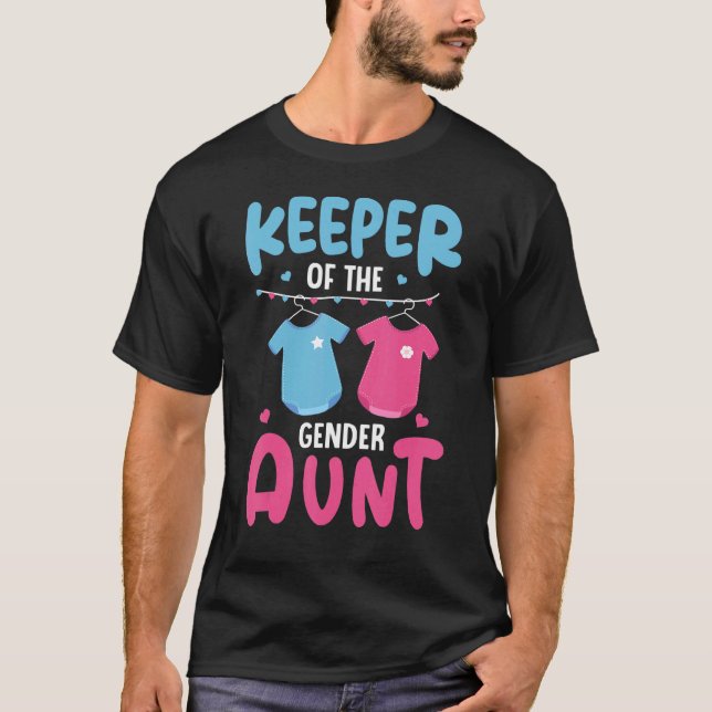 Camiseta Gender Reveal Keeper Of The Gender 11 (Anverso)