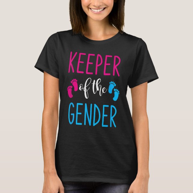 Camiseta Gender Reveal Keeper Of The Gender 6 (Anverso)
