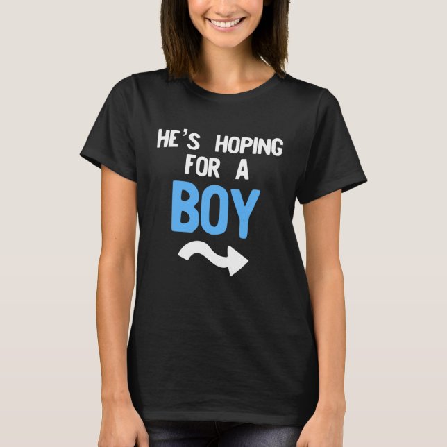 Camiseta Gender reveal matching  for mom and dad reveal par (Anverso)