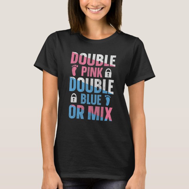 Camiseta Gender Reveal Twins Quote for a Gender Reveal Twin (Anverso)