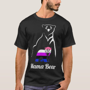 Camiseta Genderflux Mama Bear LGBTQ