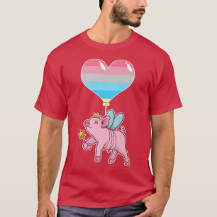Camiseta Genderflux Pig Fairy - Género no binario Premium
