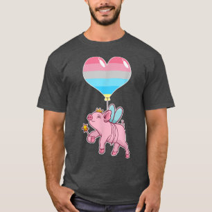Camiseta Genderflux Pig Fairy - Nonbinary Gender 