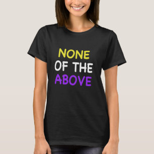 Camiseta Genderqueer del Orgullo no binario divertido