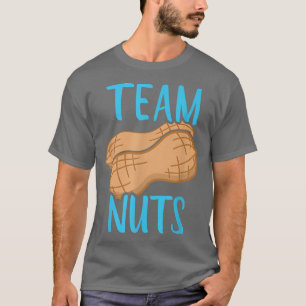 Camiseta GenderRevealTeam Nuts niño Pareja con la Par del b