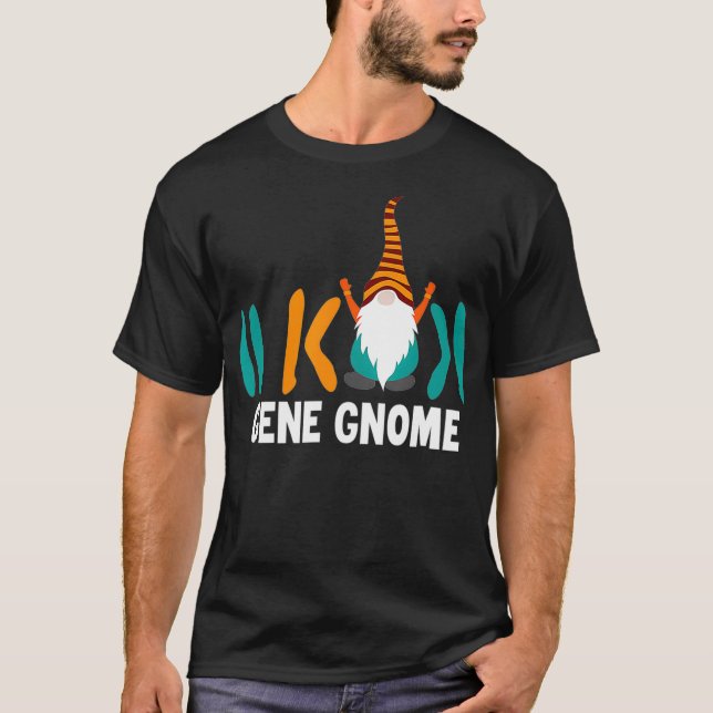 Camiseta Gene Gnome de la ciencia divertida (Anverso)