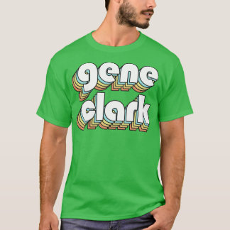 Camiseta Gene Retro Rainbow Typography Style