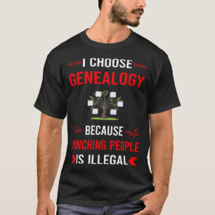Camiseta Genealogía de Puñetazos Genealogista