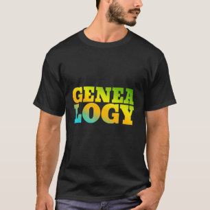 Camiseta Genealogía Diseñada Con Colores Naturales