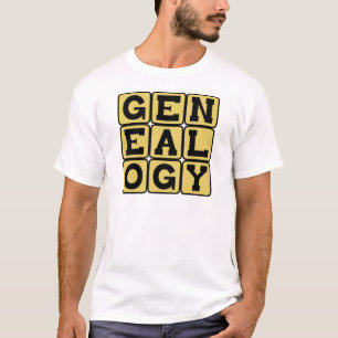 Camiseta Genealogía, Estudio de Árboles Genealógicos