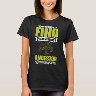 Camiseta Genealogía genealógica del historiador antagonista