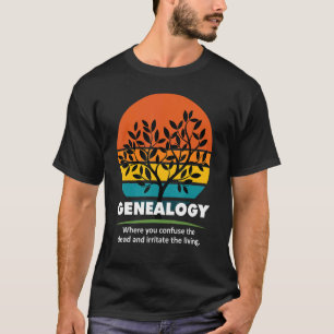 Camiseta Genealogía Irritar Viento Vintage Retro T