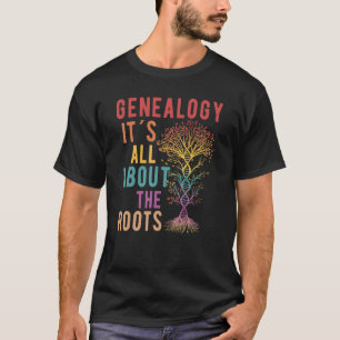 Camiseta Genealógico genealógico de familia de árboles de f