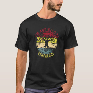 Camiseta Genealogista Aficionado De Ancestros
