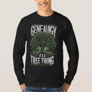 Camiseta Geneología del Ancesterio es un tema de árbol
