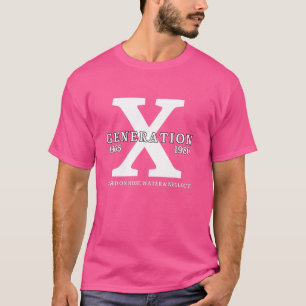 Camiseta Generación de agua de manguera y abandono de GEN X