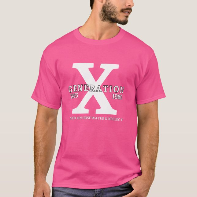 Camiseta Generación de agua de manguera y abandono de GEN X (Anverso)