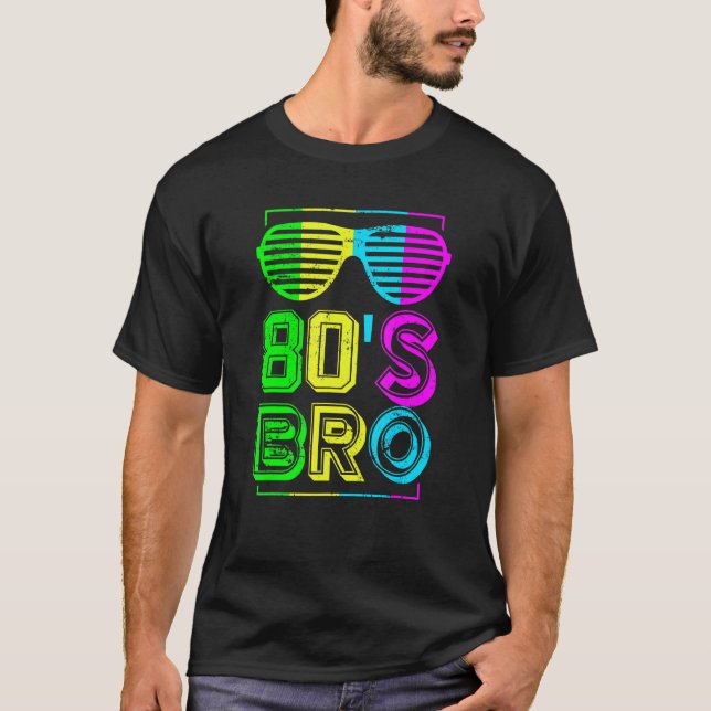 Camiseta Generación de los 80 Disco Música Ochenta Hombres  (Anverso)