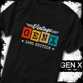 Camiseta Generación Gen X Generación Gen Xer Nacido 1965 Ge
