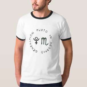 Camiseta Generación Plutón en Escorpio Astrología Zodiac