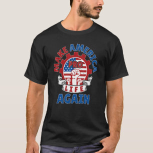 Camiseta Generación Prolife Haz que América sea Pro Vida Re