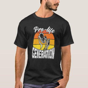 Camiseta Generación Retro Pro Vida Anti Aborto Católica C