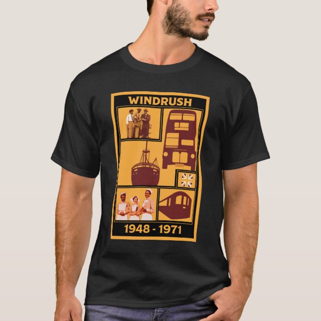 Camiseta Generación Windrush Historia Británica (Anverso)